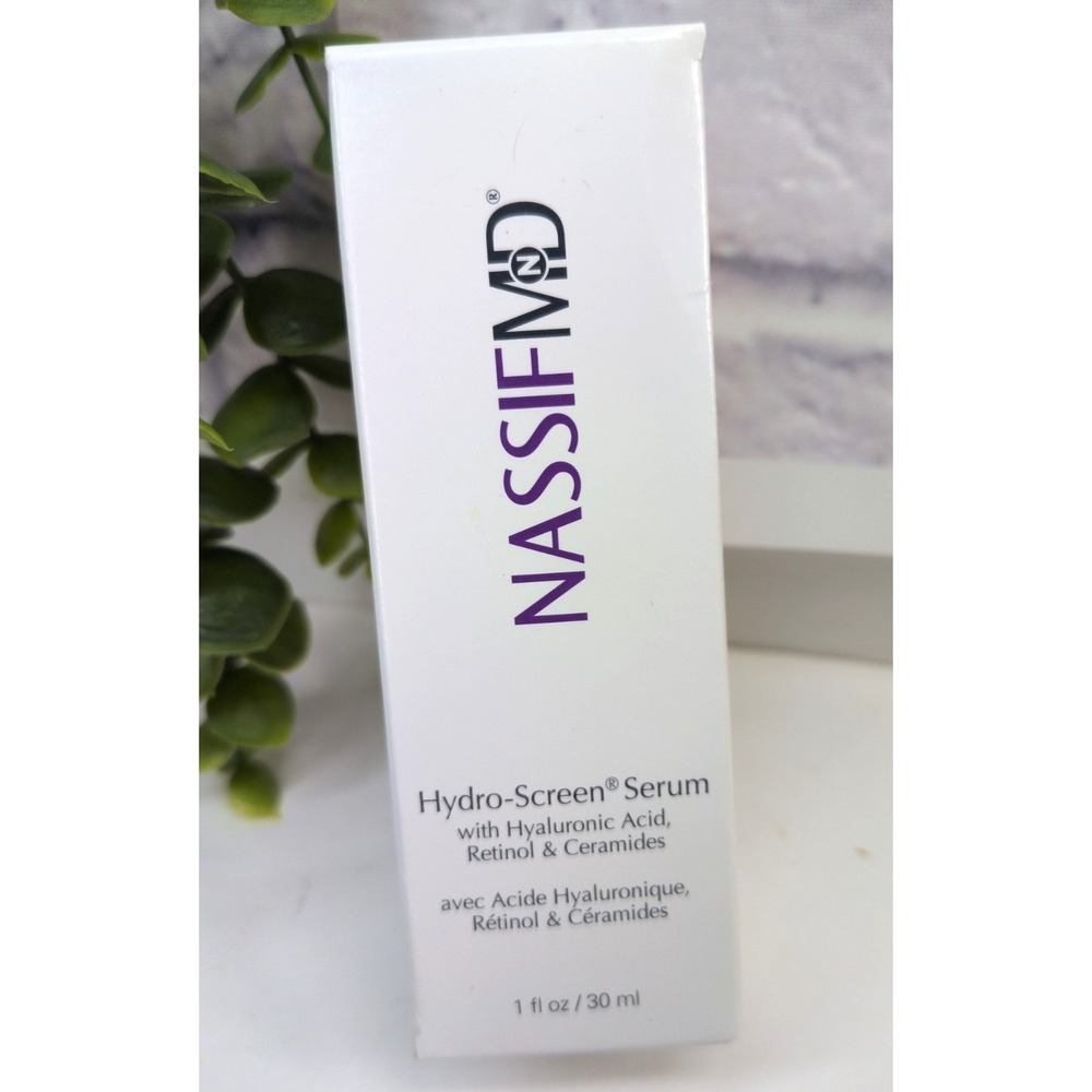 NEW IN BOX🥰NassifMD Hydro-Screen Hydrating Serum 1oz/30ml Retinol Ceramides